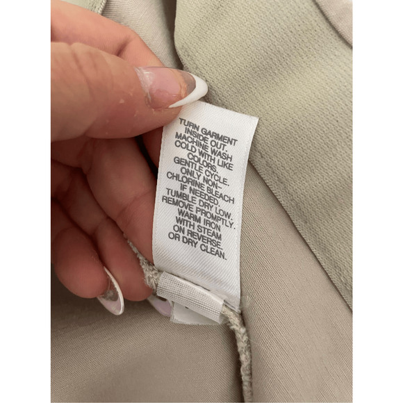 J.Jill Women's Oatmeal Career Neutral Work Stretchy Pencil Plus Size Skirt SZ 16 - Picture 4 of 7